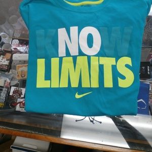 Nike Dir-fit men's Know Limits shirt teal XL 24749
